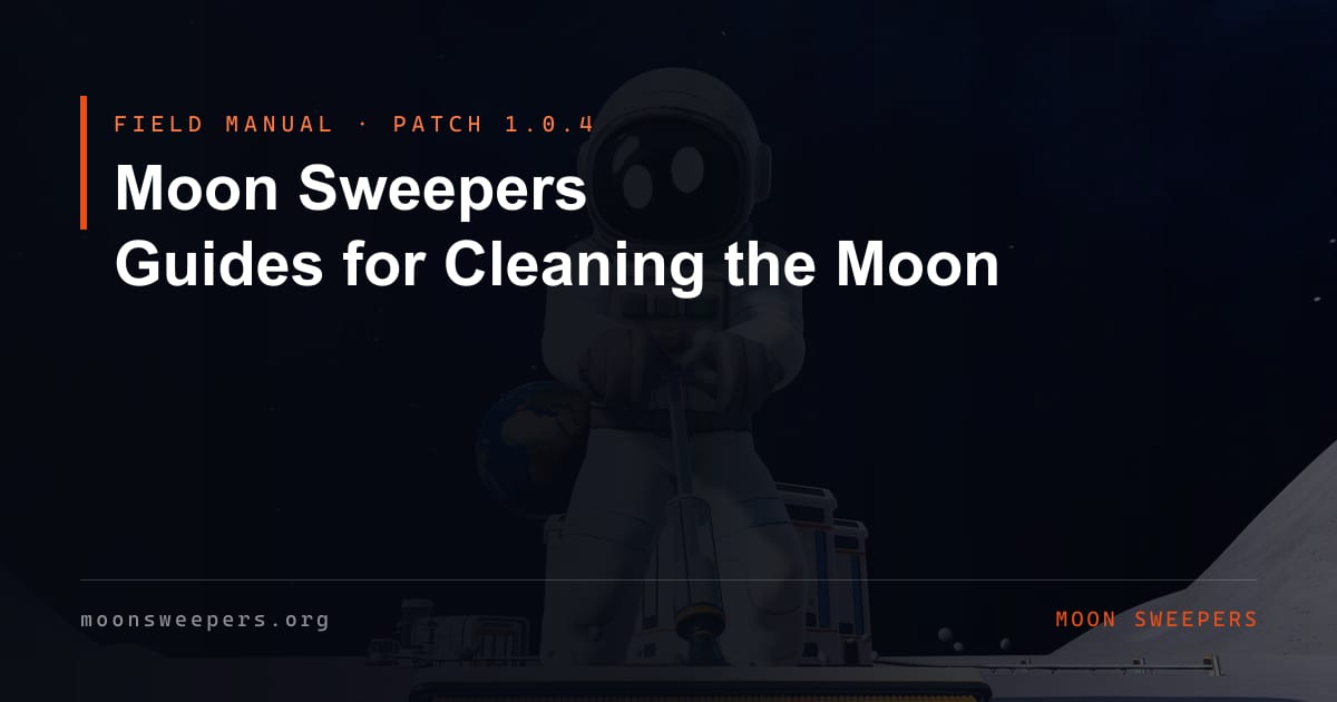 Moon Sweepers Flags, Surveys and Stations